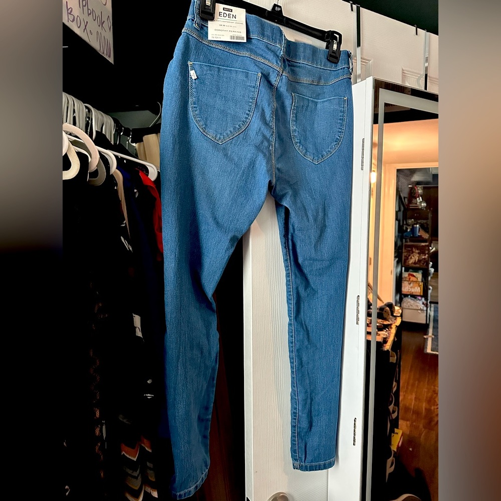 NWT petite denim skinny jeggings, eco-friendly - Dorothy Perkins 6P - Eden style